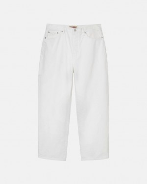 Stussy Big Ol' Jean Overdyed Denim Erkek Bej Rengi Türkiye | RXI-6805