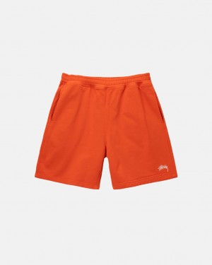 Stussy Overdyed Stock Logo Kısa Tişörtü Kadın Turuncu Türkiye | JUL-6076