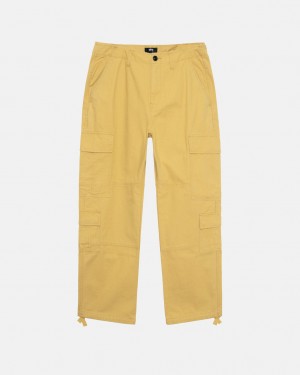 Stussy Ripstop Surplus Cargo Pantolon Erkek Sarı Türkiye | PZY-6513