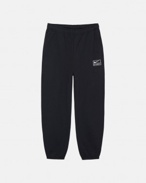 Stussy Stone Wash Fleece Pant Eşofman Altı Erkek Siyah Türkiye | SUN-1813