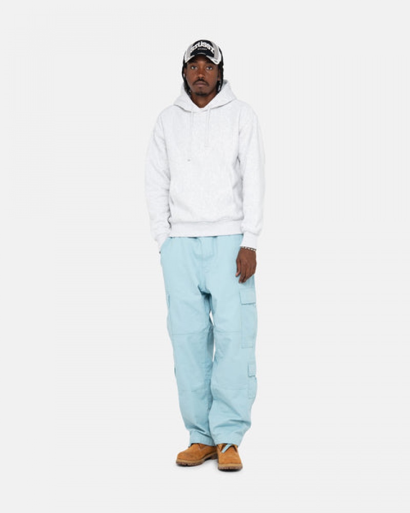 Stussy Back Hood Applique Hoodie Kadın Gri Türkiye | SEY-3091