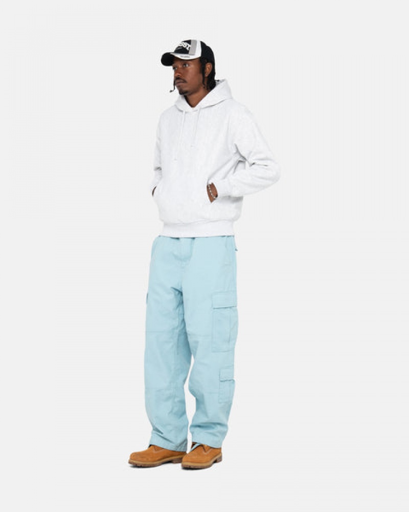 Stussy Back Hood Applique Hoodie Kadın Gri Türkiye | SEY-3091