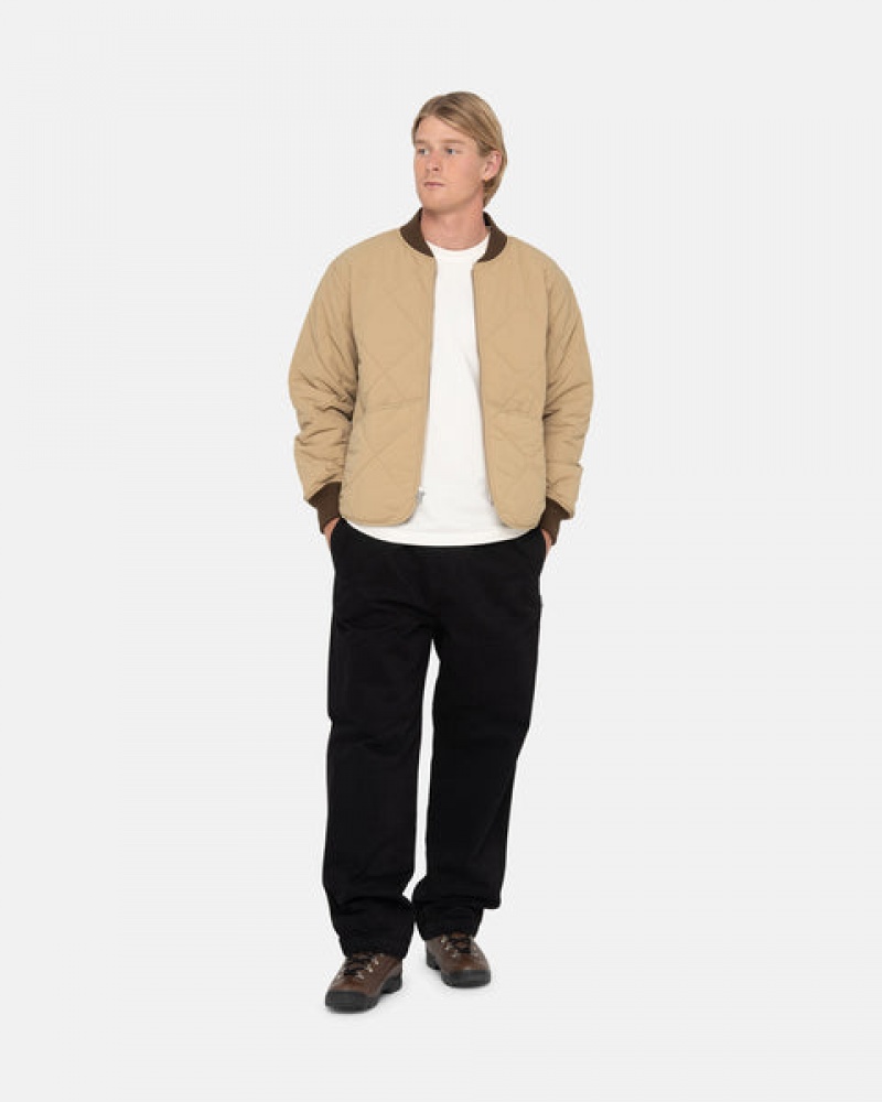 Stussy Beach Pant Brushed Pamuklu Pantolon Kadın Siyah Türkiye | RQC-9534