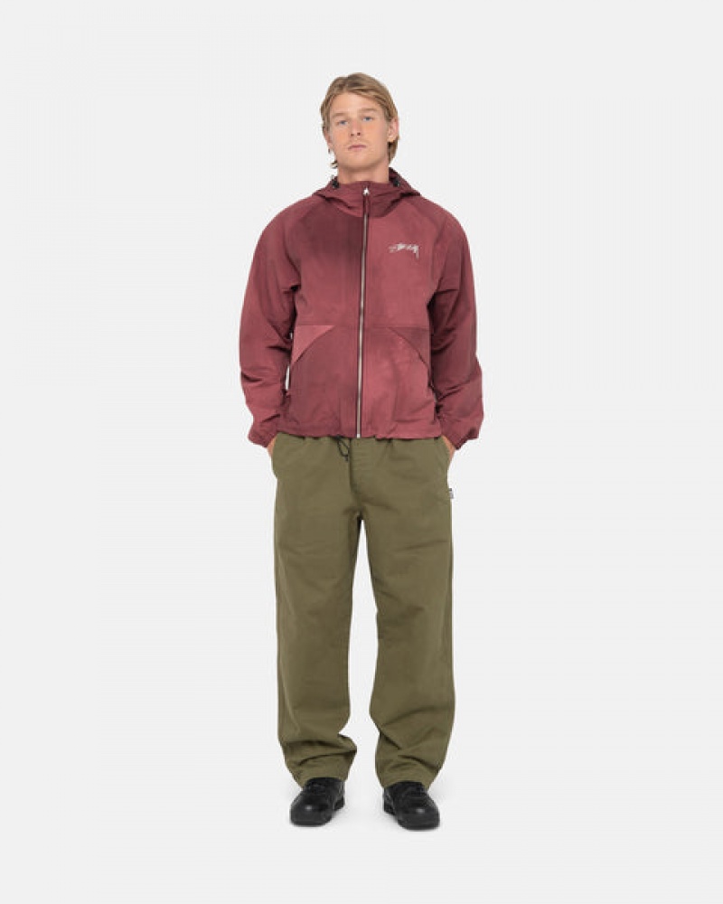 Stussy Beach Pant Brushed Pamuklu Pantolon Kadın Zeytin Yeşili Türkiye | ACI-9999