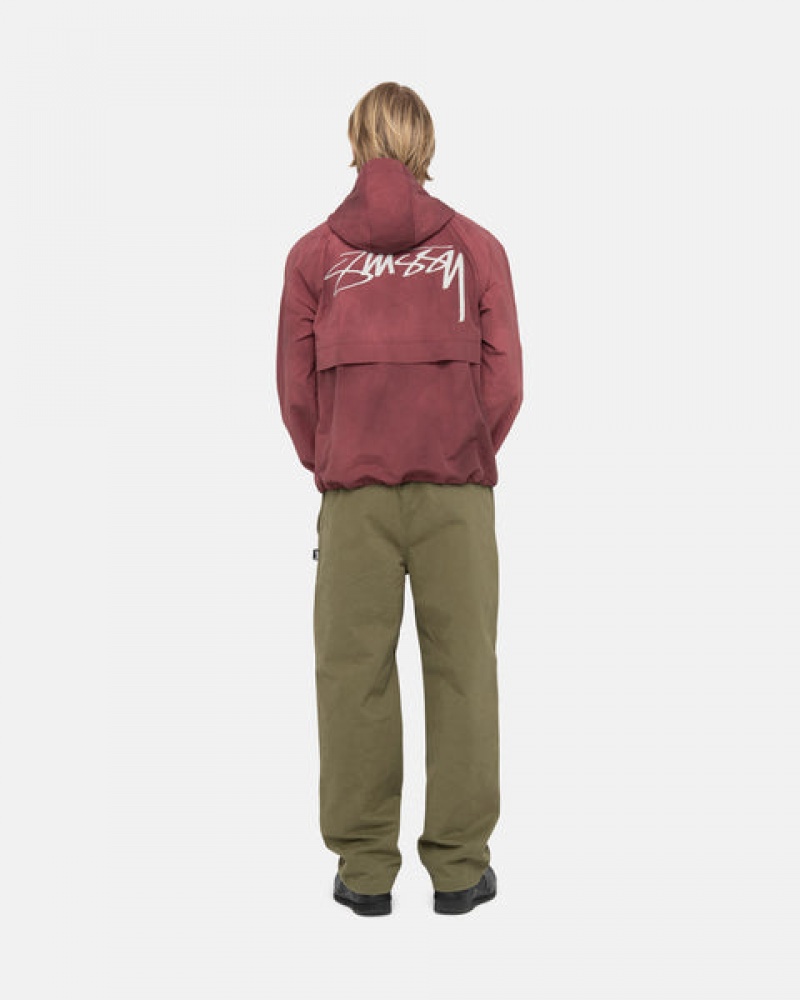 Stussy Beach Pant Brushed Pamuklu Pantolon Kadın Zeytin Yeşili Türkiye | ACI-9999