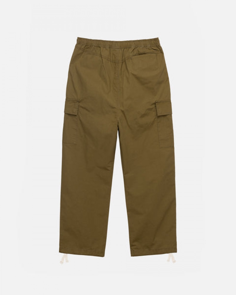 Stussy Beach Pant Ripstop Cargo Pantolon Kadın Kahverengi Türkiye | MIW-2669