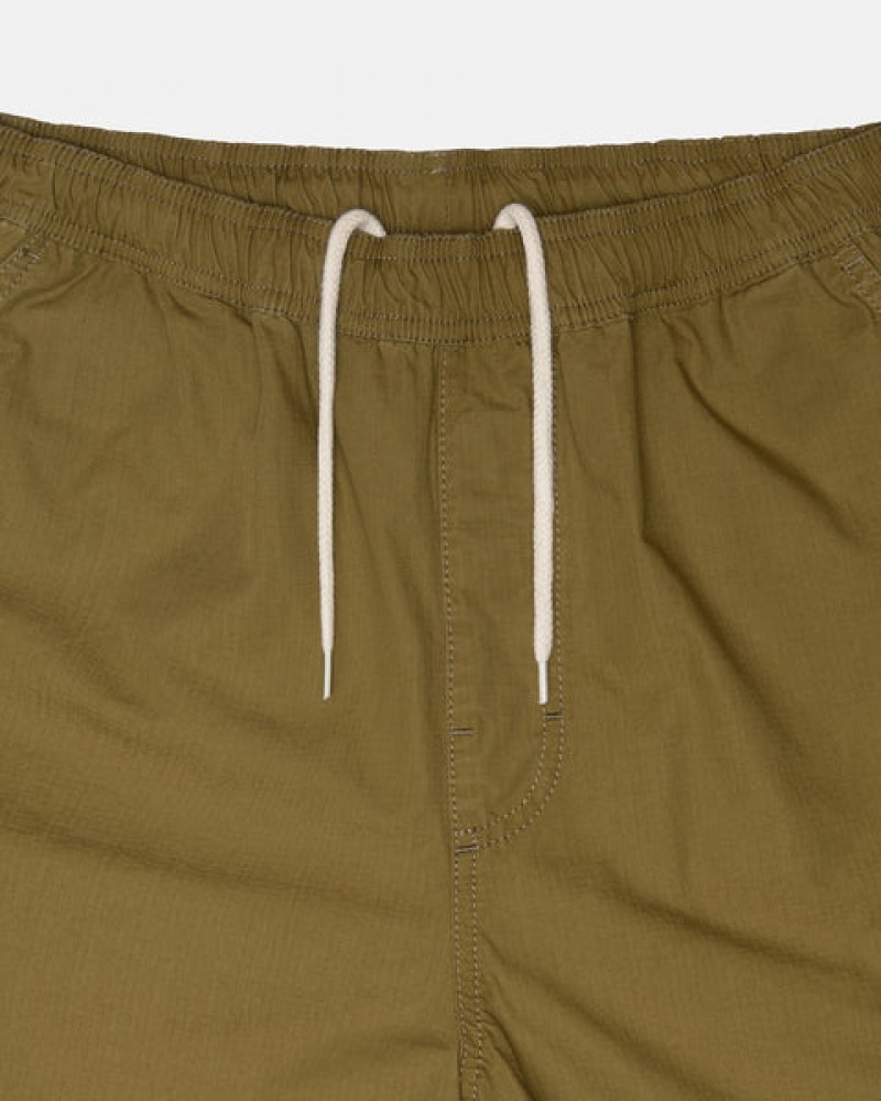 Stussy Beach Pant Ripstop Cargo Pantolon Kadın Kahverengi Türkiye | MIW-2669
