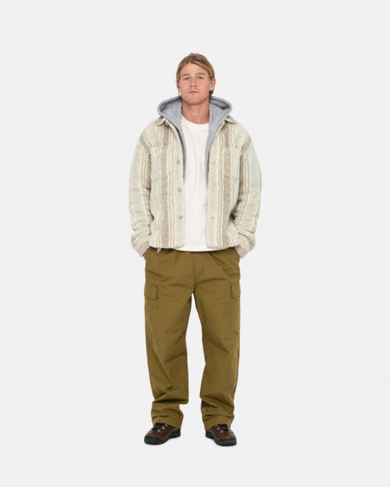 Stussy Beach Pant Ripstop Cargo Pantolon Kadın Kahverengi Türkiye | MIW-2669