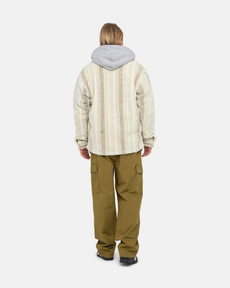 Stussy Beach Pant Ripstop Cargo Pantolon Kadın Kahverengi Türkiye | MIW-2669