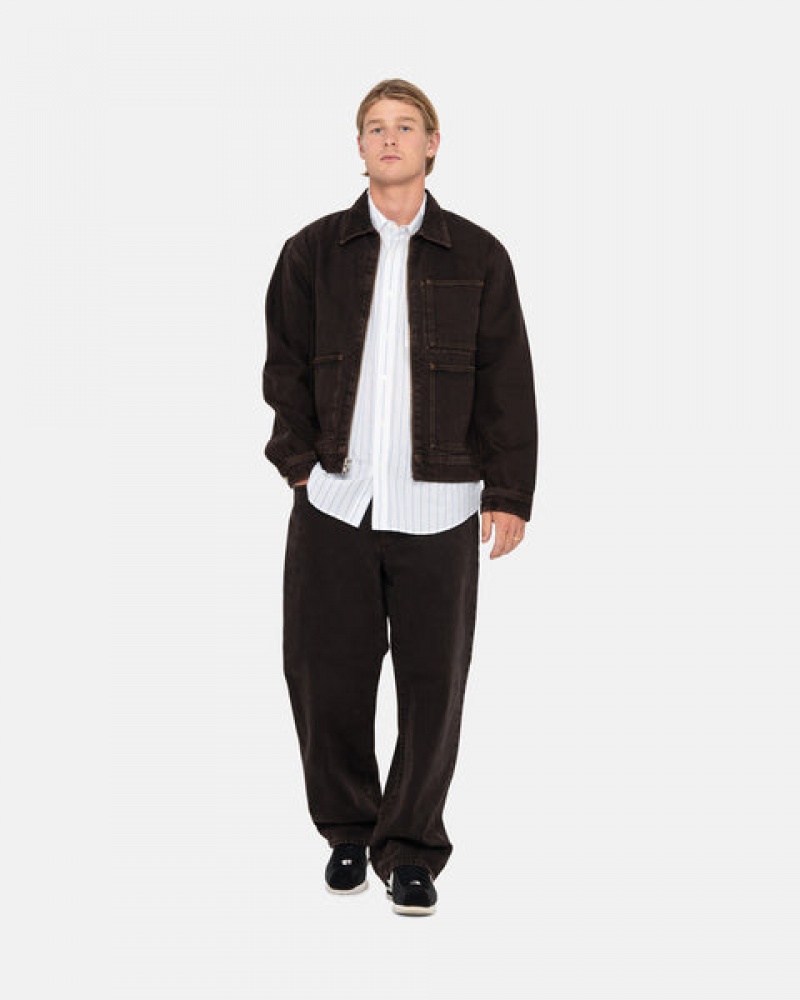 Stussy Big Ol' Jean Denim Pantolon Erkek Siyah Türkiye | ONP-2339