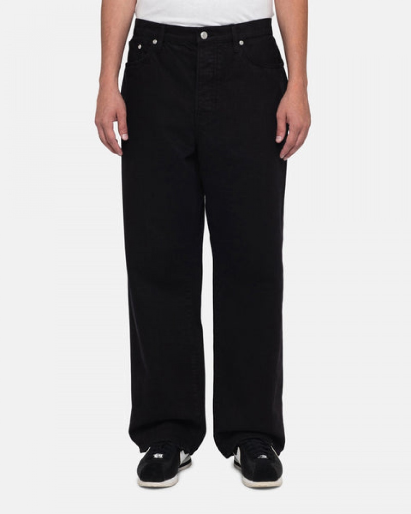 Stussy Big Ol' Jean Overdyed Denim Kadın Siyah Türkiye | TFA-3445