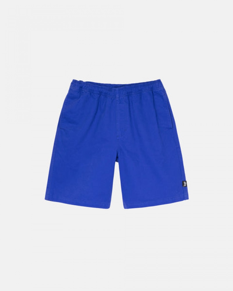 Stussy Brushed Beach Kısa Mayo Erkek Mavi Türkiye | IVZ-5323