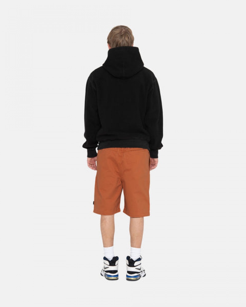 Stussy Brushed Beach Kısa Şort Erkek Kahverengi Türkiye | JCD-9172