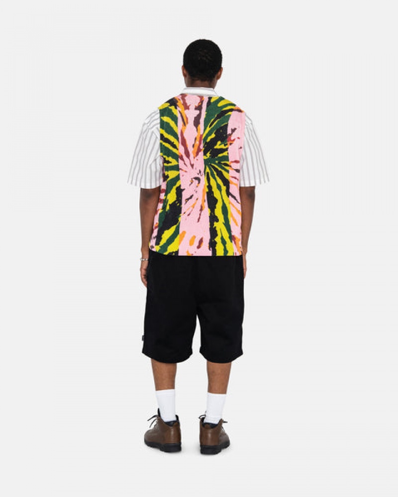 Stussy Brushed Beach Kısa Şort Erkek Siyah Türkiye | WRG-3884