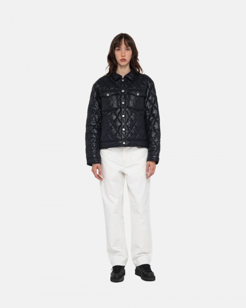 Stussy Klasik Jean Overdyed Denim Kadın Bej Rengi Türkiye | AUE-3057