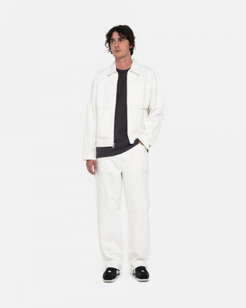 Stussy Klasik Jean Overdyed Denim Kadın Bej Rengi Türkiye | AUE-3057