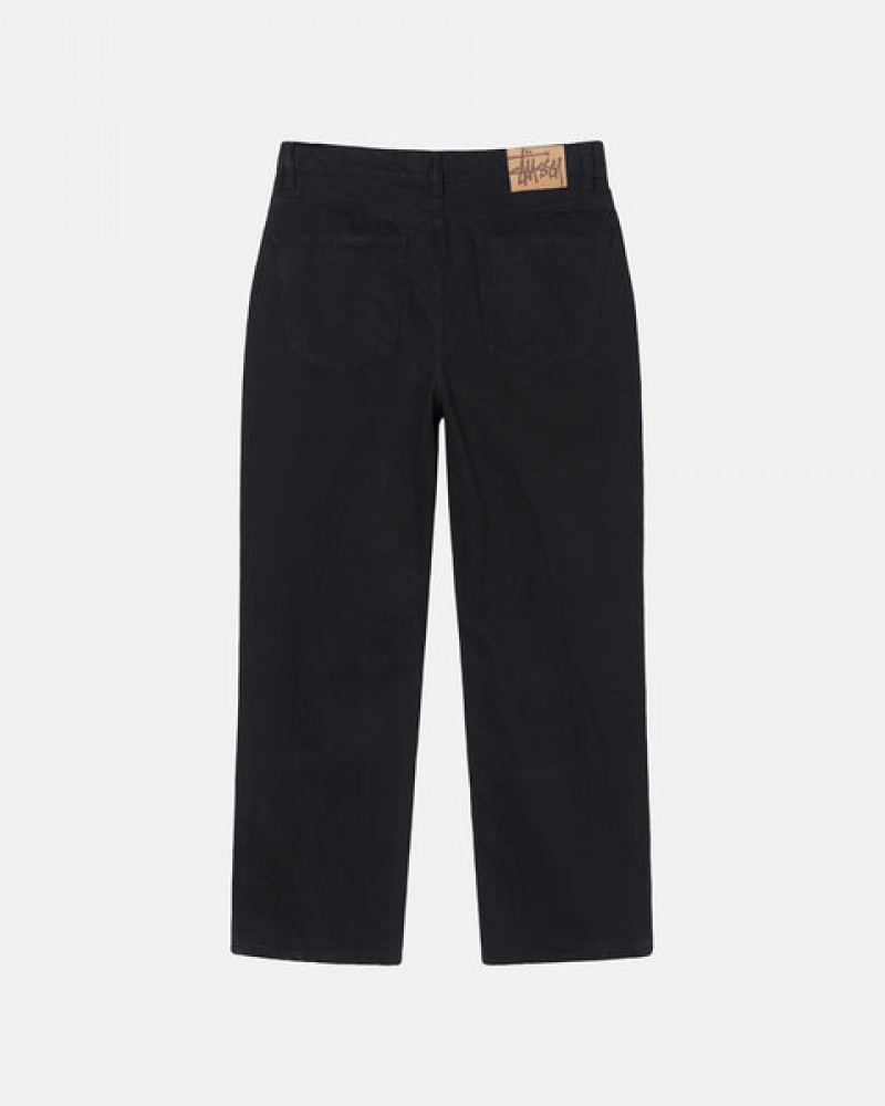 Stussy Klasik Jean Overdyed Denim Kadın Siyah Türkiye | HLS-0317