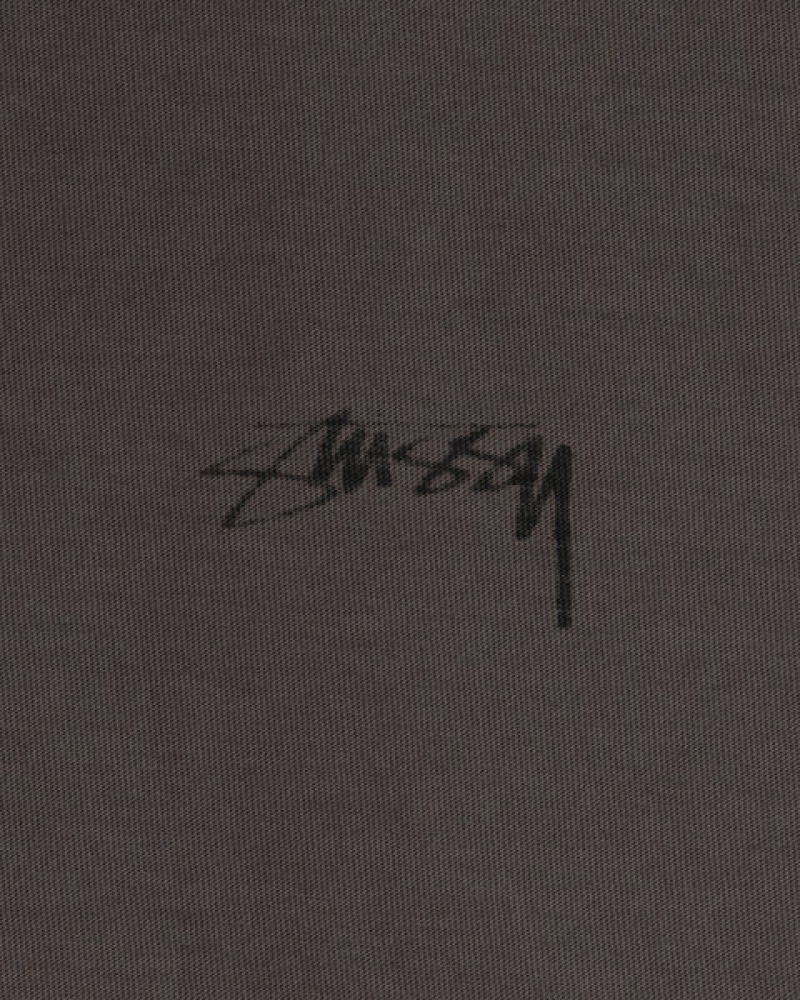 Stussy Lazy Ls Tee T shirt Kadın Siyah Türkiye | VQQ-6281