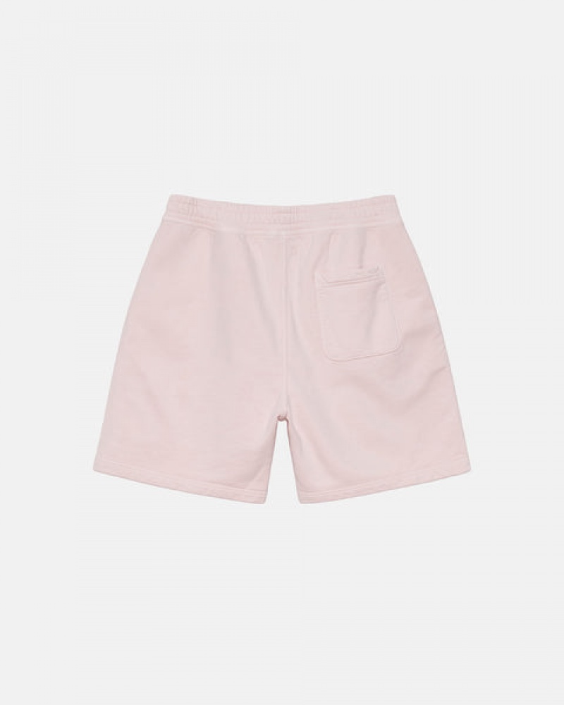 Stussy Overdyed Stock Logo Kısa Şort Kadın Pembe Türkiye | EBR-0847
