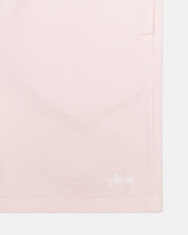Stussy Overdyed Stock Logo Kısa Şort Kadın Pembe Türkiye | EBR-0847