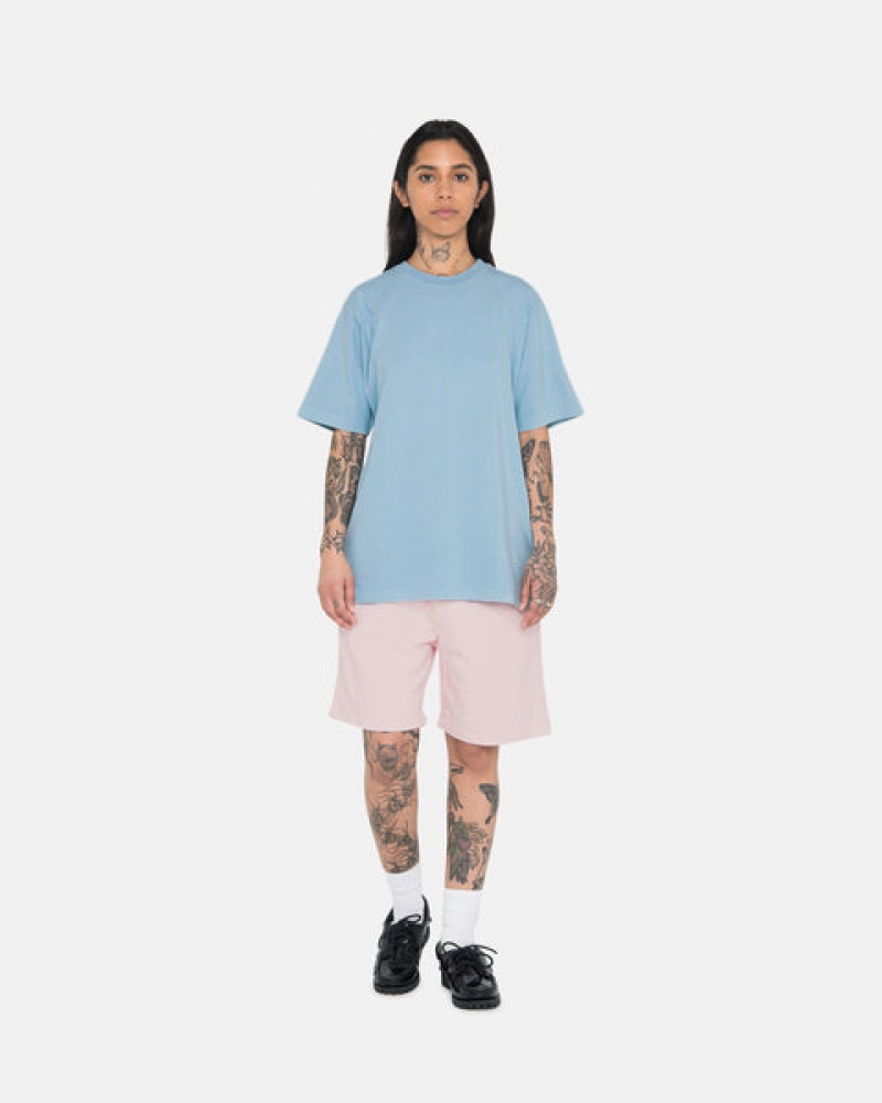 Stussy Overdyed Stock Logo Kısa Şort Kadın Pembe Türkiye | EBR-0847