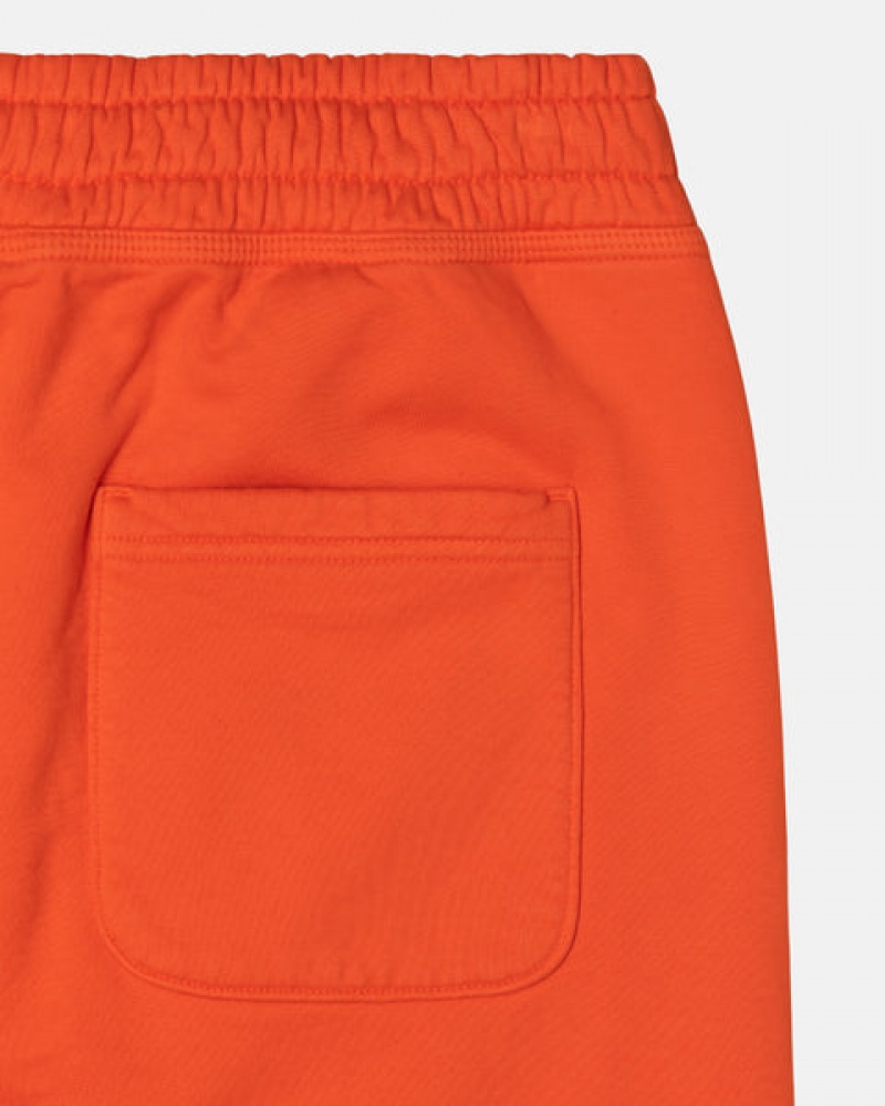 Stussy Overdyed Stock Logo Pant Tişörtü Kadın Turuncu Türkiye | MYV-9460