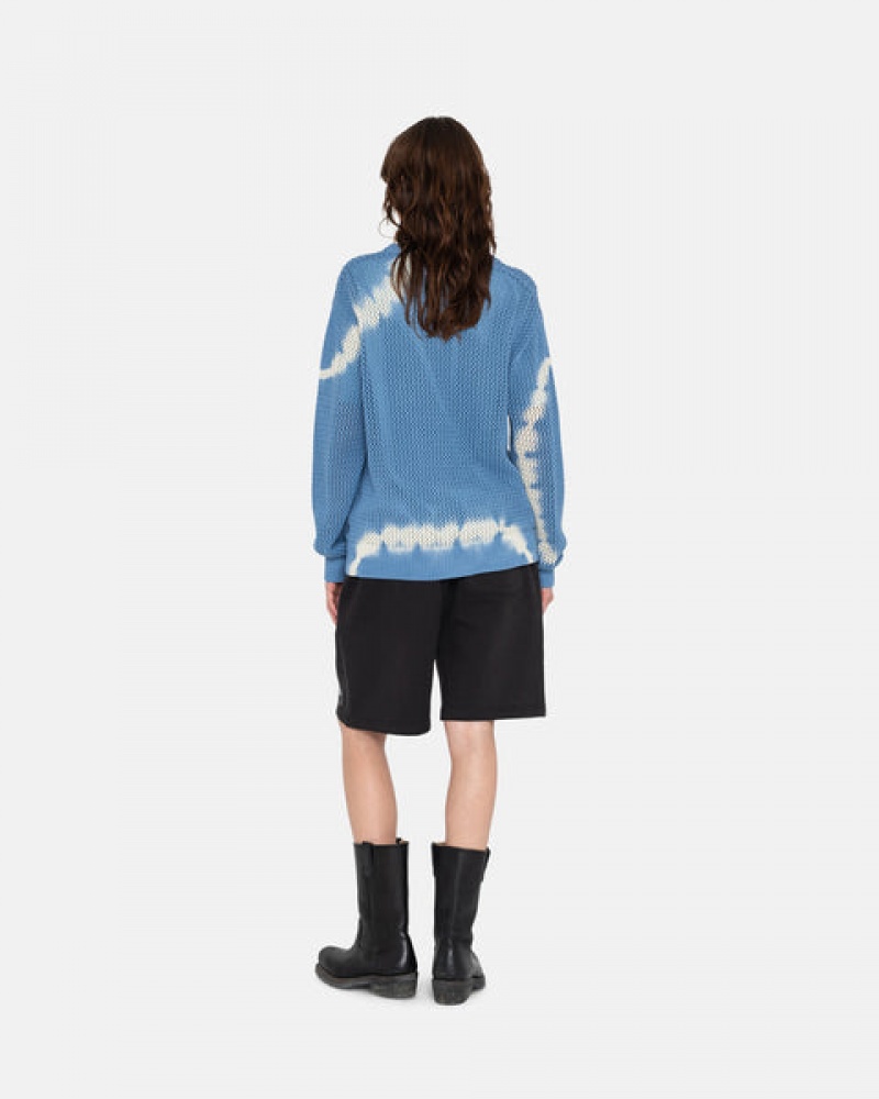 Stussy Overdyed Stock Logo Sweat Kısa Sweatshorts Kadın Siyah Türkiye | GCC-4734
