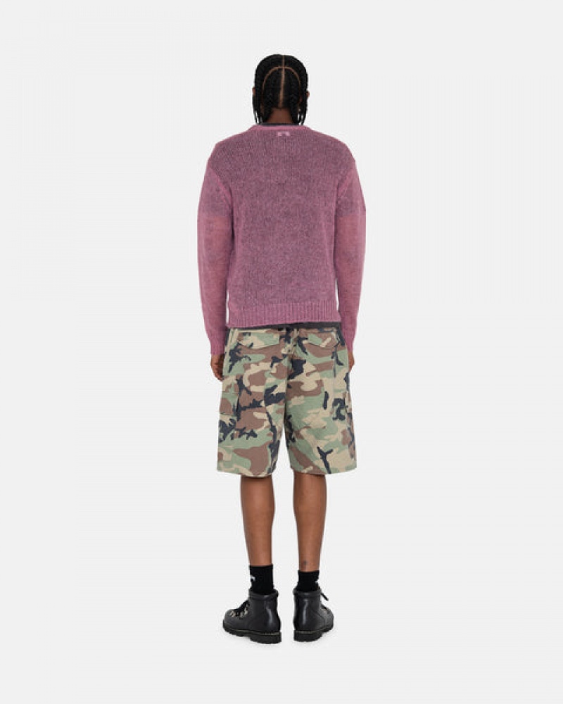 Stussy Ripstop Cargo Beach Kısa Şort Kadın Camo Türkiye | CGT-7169