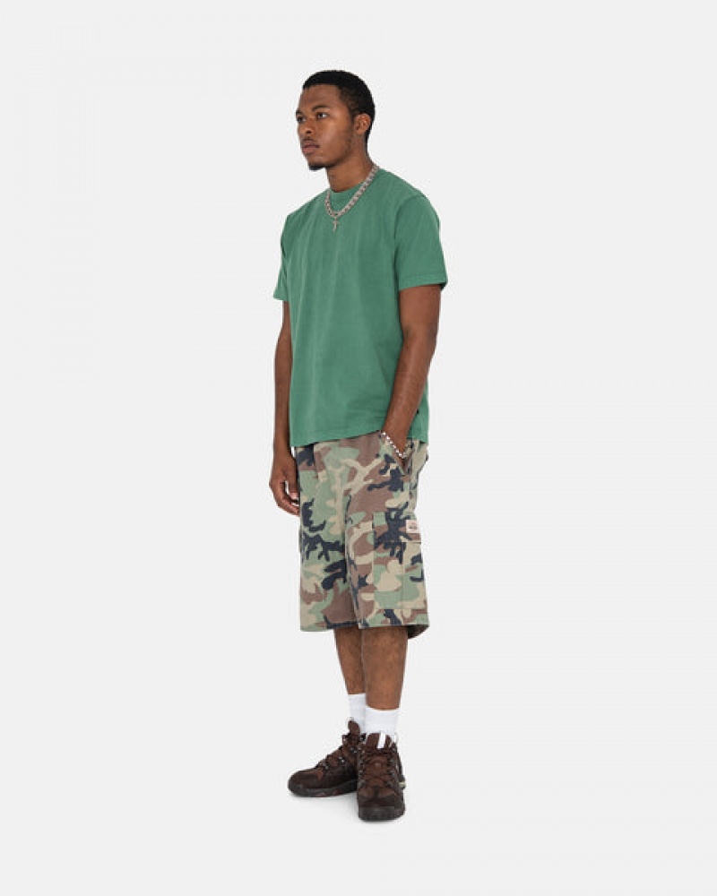 Stussy Ripstop Cargo Beach Kısa Şort Kadın Camo Türkiye | CGT-7169