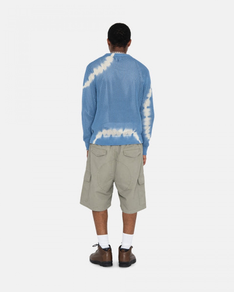 Stussy Ripstop Cargo Beach Kısa Şort Kadın Zeytin Yeşili Türkiye | QQV-1190
