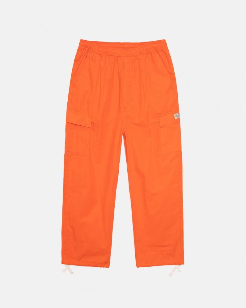 Stussy Ripstop Cargo Beach Pant Pantolon Erkek Turuncu Türkiye | PJR-1519