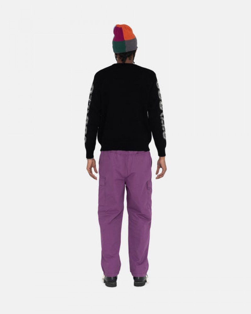 Stussy Ripstop Cargo Beach Pant Pantolon Erkek Mor Türkiye | JCM-1399