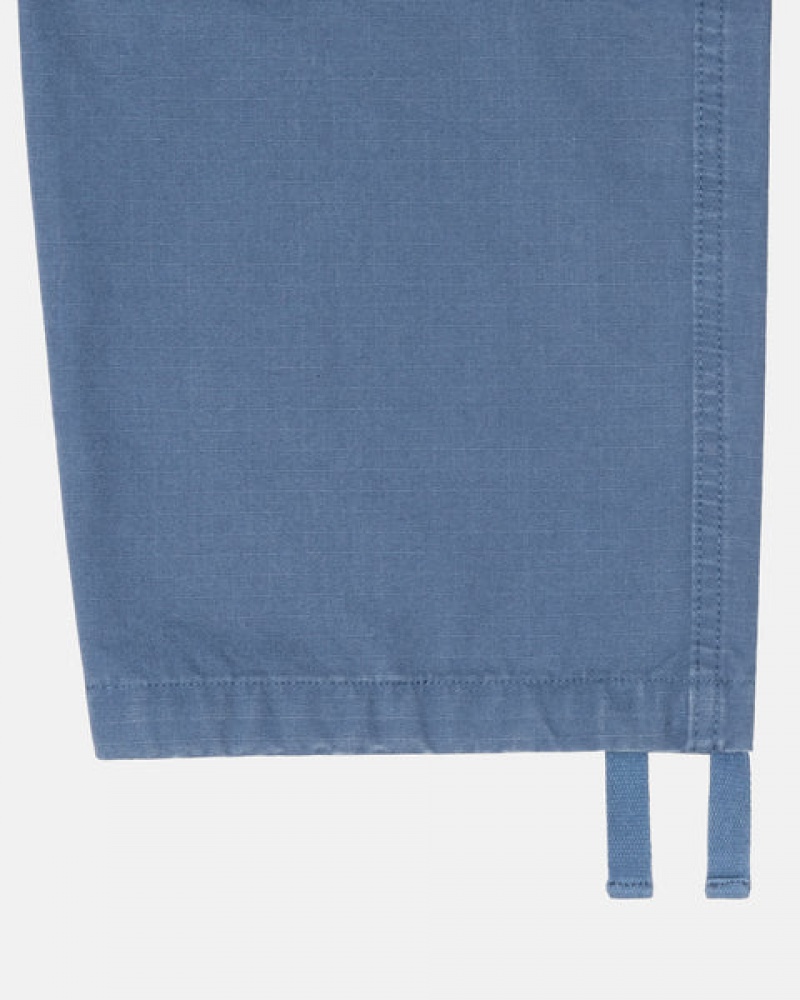 Stussy Ripstop Surplus Cargo Pantolon Erkek Mavi Türkiye | DML-0609
