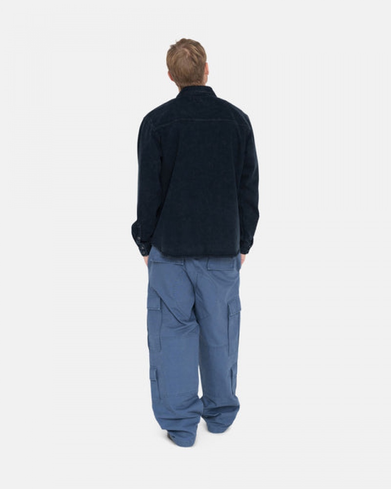 Stussy Ripstop Surplus Cargo Pantolon Erkek Mavi Türkiye | DML-0609