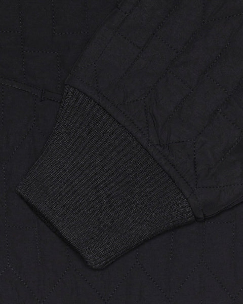 Stussy S Kapitone Liner Jacket Mont Erkek Siyah Türkiye | UHT-7289
