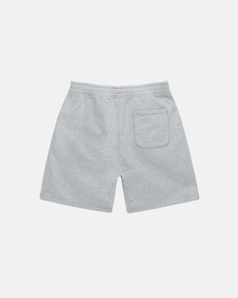 Stussy Stock Logo Sweat Kısa Sweatshorts Kadın Gri Türkiye | CWB-1376
