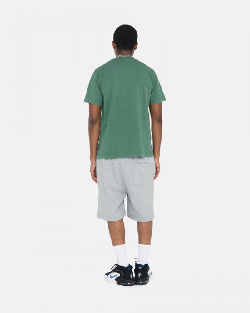 Stussy Stock Logo Sweat Kısa Sweatshorts Kadın Gri Türkiye | CWB-1376