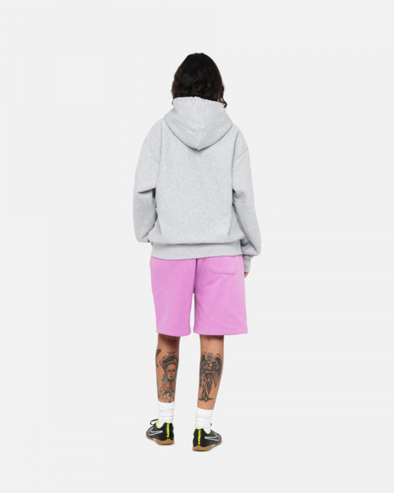 Stussy Stock Logo Sweatshorts Kadın Mor Türkiye | PFP-8049