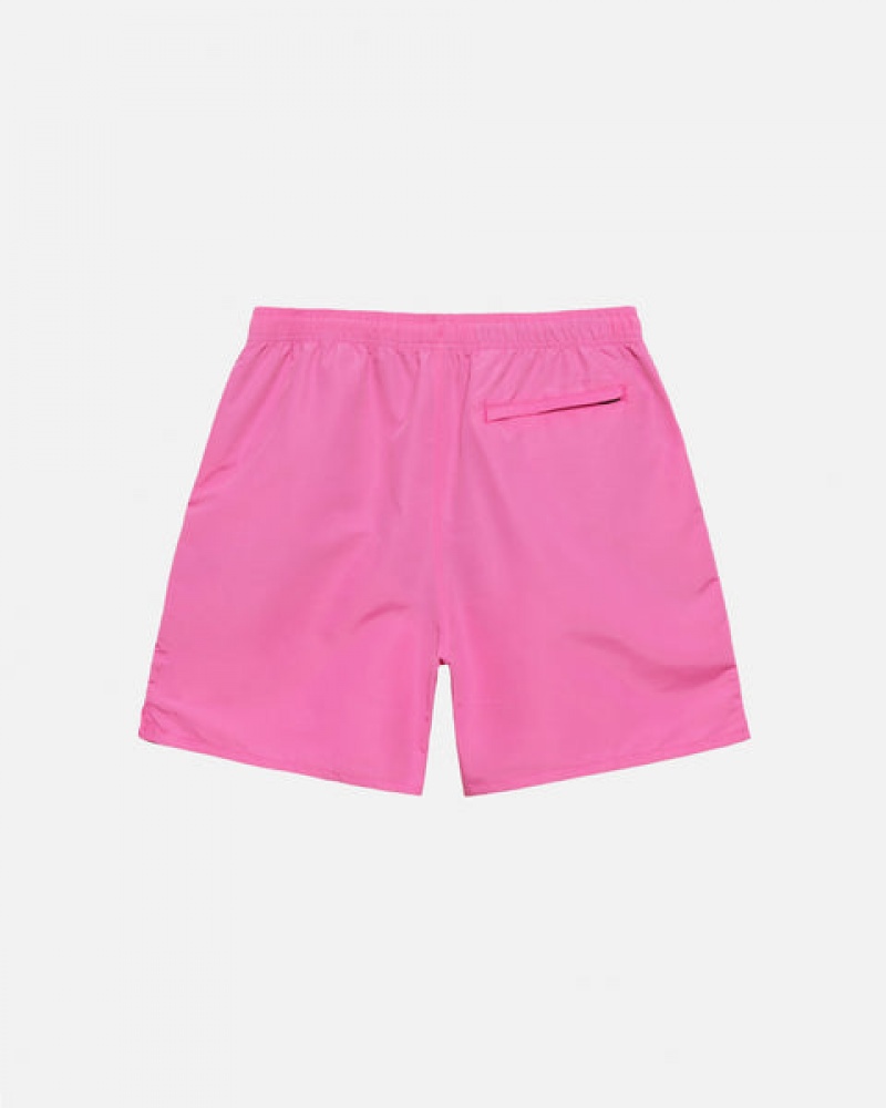 Stussy Stock Su Kısa Mayo Erkek Pembe Türkiye | MVD-6706