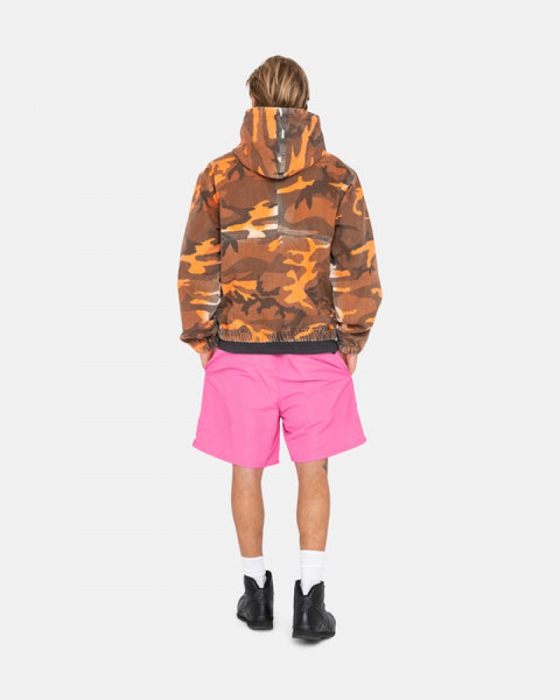 Stussy Stock Su Kısa Mayo Erkek Pembe Türkiye | MVD-6706