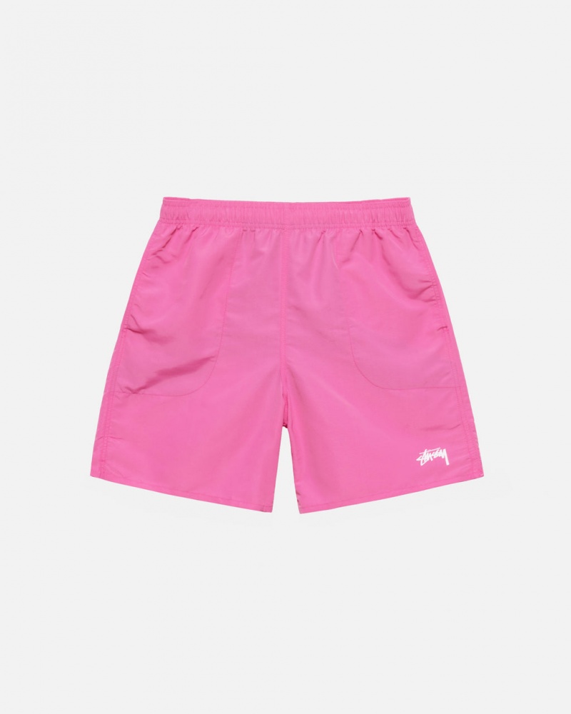 Stussy Stock Su Kısa Mayo Erkek Pembe Türkiye | MVD-6706