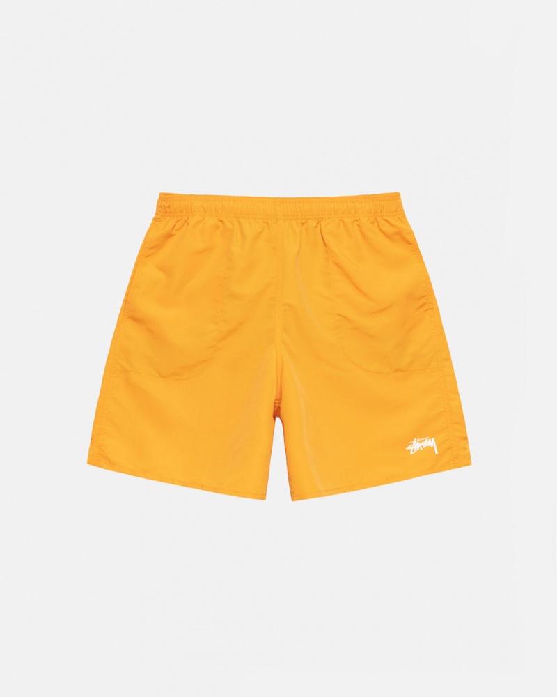 Stussy Stock Su Kısa Mayo Kadın Sarı Türkiye | IAD-0072