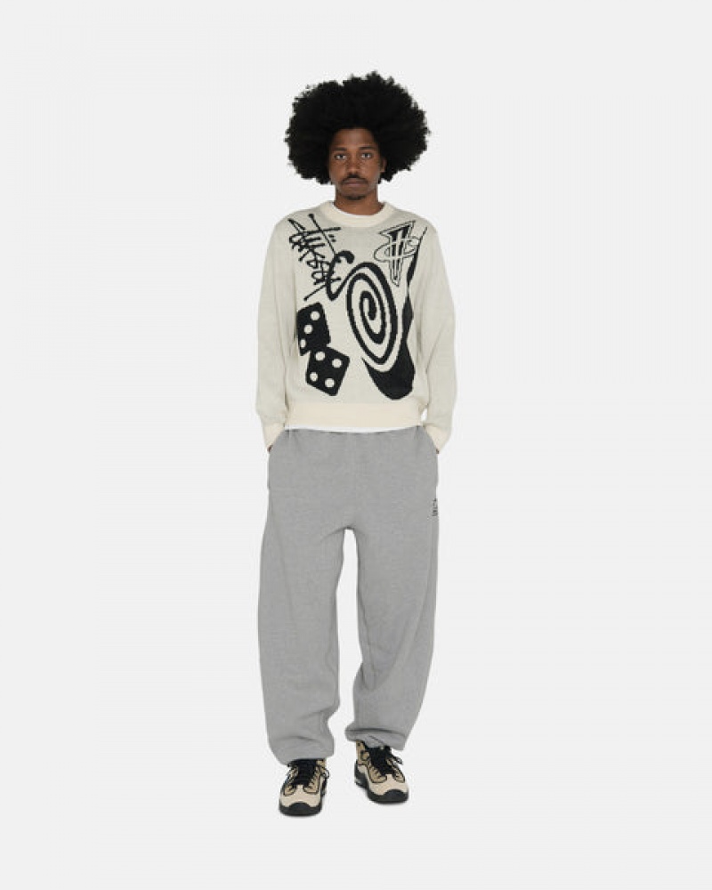 Stussy Fleece Pant Eşofman Altı Kadın Koyu Gri Türkiye | NXG-2589
