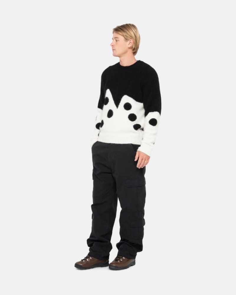 Stussy Surplus Cargo Ripstop Pantolon Erkek Siyah Türkiye | AJP-9554