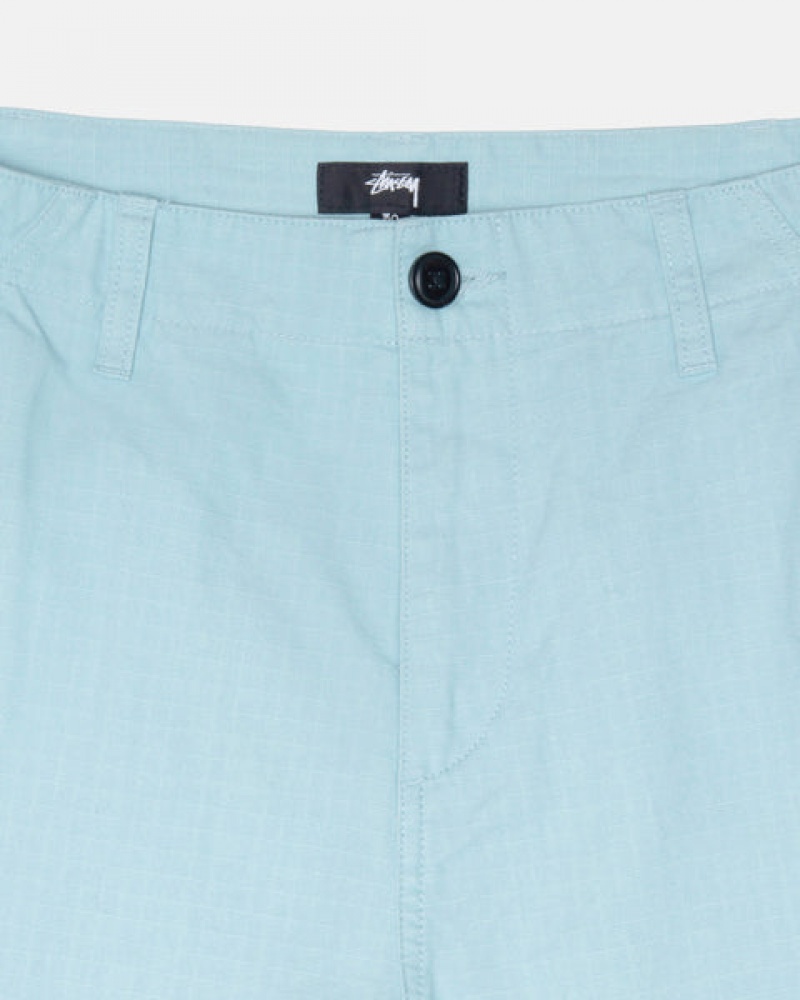 Stussy Surplus Cargo Ripstop Pantolon Kadın Açık Mavi Türkiye | XKN-7138