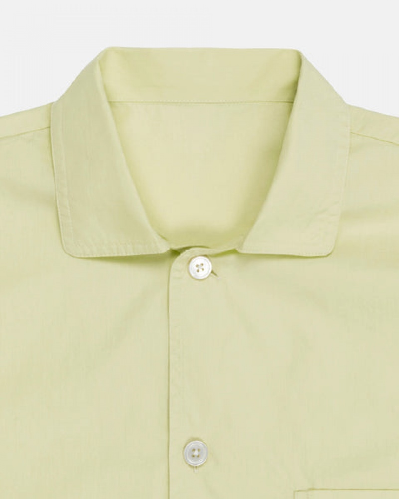 Stussy Tekla Poplin Pyjama Shirt Gömlek Kadın Açık Yeşil Türkiye | GOO-3408