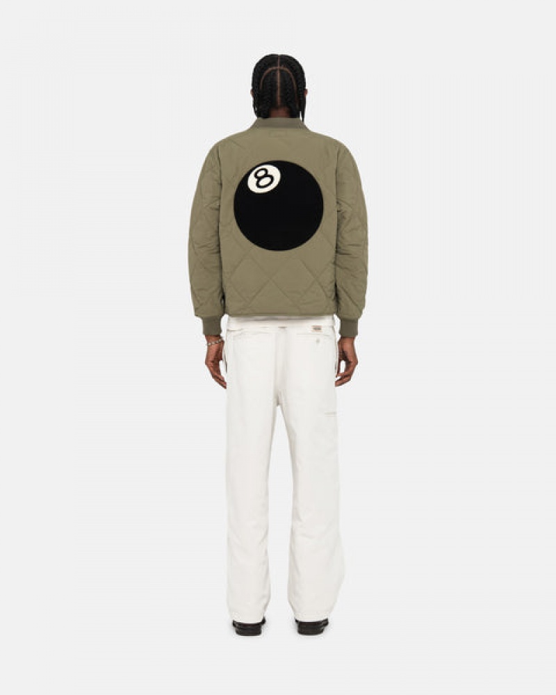 Stussy Workgear Trouser Twill Pantolon Kadın Beyaz Türkiye | OYL-3591
