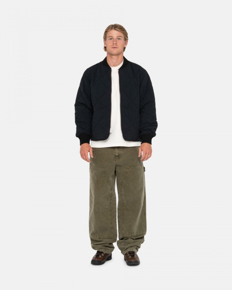 Stussy İş Pant Kanvas Pantolon Erkek Zeytin Yeşili Türkiye | YXL-7460