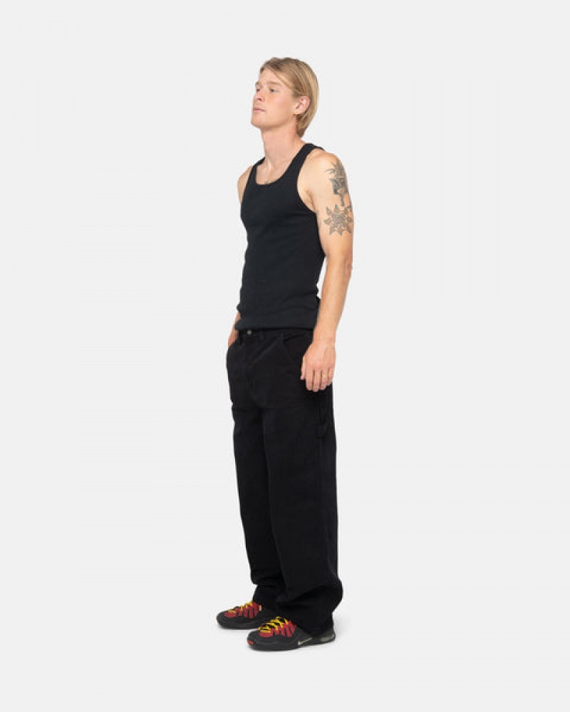 Stussy İş Pant Kanvas Pantolon Kadın Siyah Türkiye | NRG-5445
